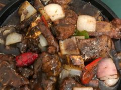 铁板黑椒牛仔骨-广东仔港式茶餐厅(银泰店)