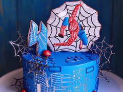 -咖咖熊蛋糕定制·蓝风车动物奶油