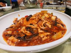 鱼香锅巴肉丝-刘胖子家常菜·蹄花焖藕(中南店)