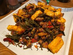 茶叶豆腐-云海肴·汽锅鸡·云南菜(天山百盛优客店)