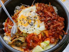 烤五花肉辣白菜石锅拌饭-口岸齐齐哈尔烤肉(风尚米兰总店)