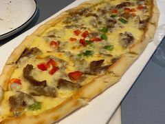 鸡肉奶酪皮塔饼-伊斯坦布尔土耳其清真咖啡餐厅