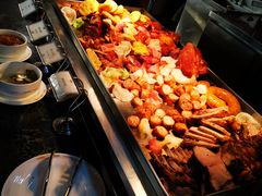自助取餐区-汇泉王朝大饭店-旋转餐厅(南海路店)