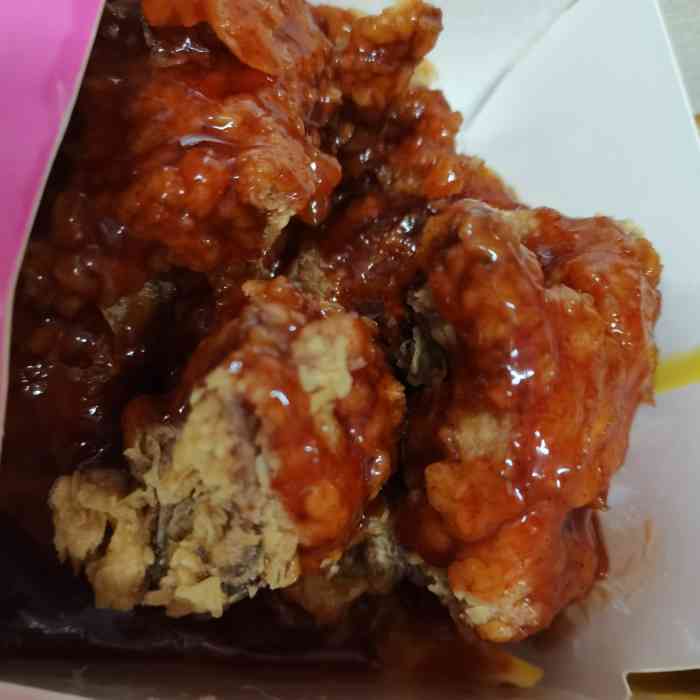 江原道韩式炸鸡-"量很足,蜂蜜芥末味的一如既往的好吃!