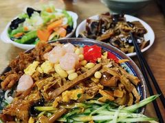 特色海鲜打卤面-大姨捞面(新安花园店)