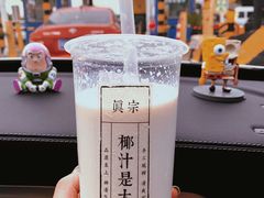 招牌大王鲜榨椰奶-眞宗·椰汁是大王(小娄巷店)