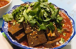 Spicy Garlic Lamb Blood