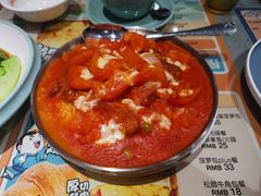 番茄猪扒焗饭-大头力茶餐厅(花都融创茂店)