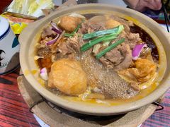 彪叔秘制牛腩煲-沙胆彪炭炉牛杂煲(上海日月光广场店)