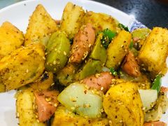 石蛋火腿肠烤饼拼盘-海波肉串(振兴广场店)