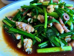 韭菜炒鸟贝-吕氏疙瘩汤·私家菜馆(慈云寺店)