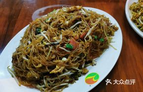 Sausage and Ham Fried Rice Noodles