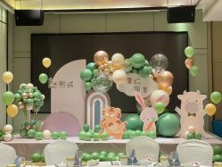 -九州派对生日布置宝宝宴·气球装饰.活动策划·求婚·百天宴满月宴周岁宴订婚宴寿宴婚房