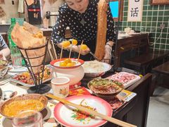 老板娘亲自炸的油条-江北北火锅馆·公路夜市(魏公村店)