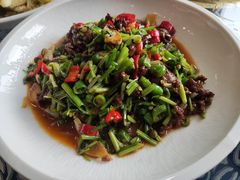 小炒黄牛肉-听风阁农家私房菜茶楼(龙坞店)