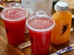 橙汁-歹歹的加个面过油肉拌面(贵州路店)