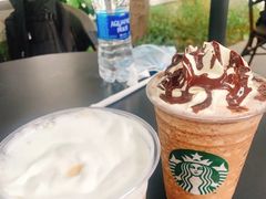 双杯摩卡可可碎片星冰乐-星巴克臻选(广州沙面店)