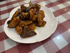 焦糖茄子牛肉粒-桃子餐厅·天津菜(王顶堤总店)
