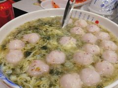 紫菜蛋花鱼丸汤-前王院•巧克力海鲜市集餐厅(万平口店)