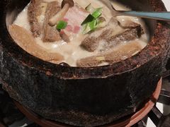 砂锅自制黑豆腐-富淳饭店(陆家嘴保利广场店)