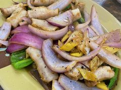 黑椒炒竹肠-贞姨美食·老字号海鲜大排档