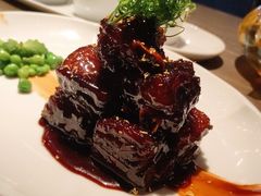 桂花糖醋肉排-悦轩中餐厅·高空江景·杭州柏悦酒店