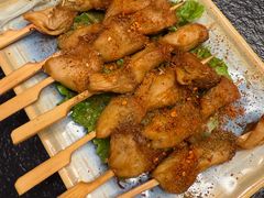 炸猴头菇串-莲华素食府