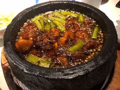 石锅杭椒牛蛙-桂满陇-西湖船宴(西单大悦城店)