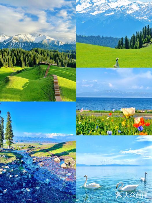 伊犁河风景区图片