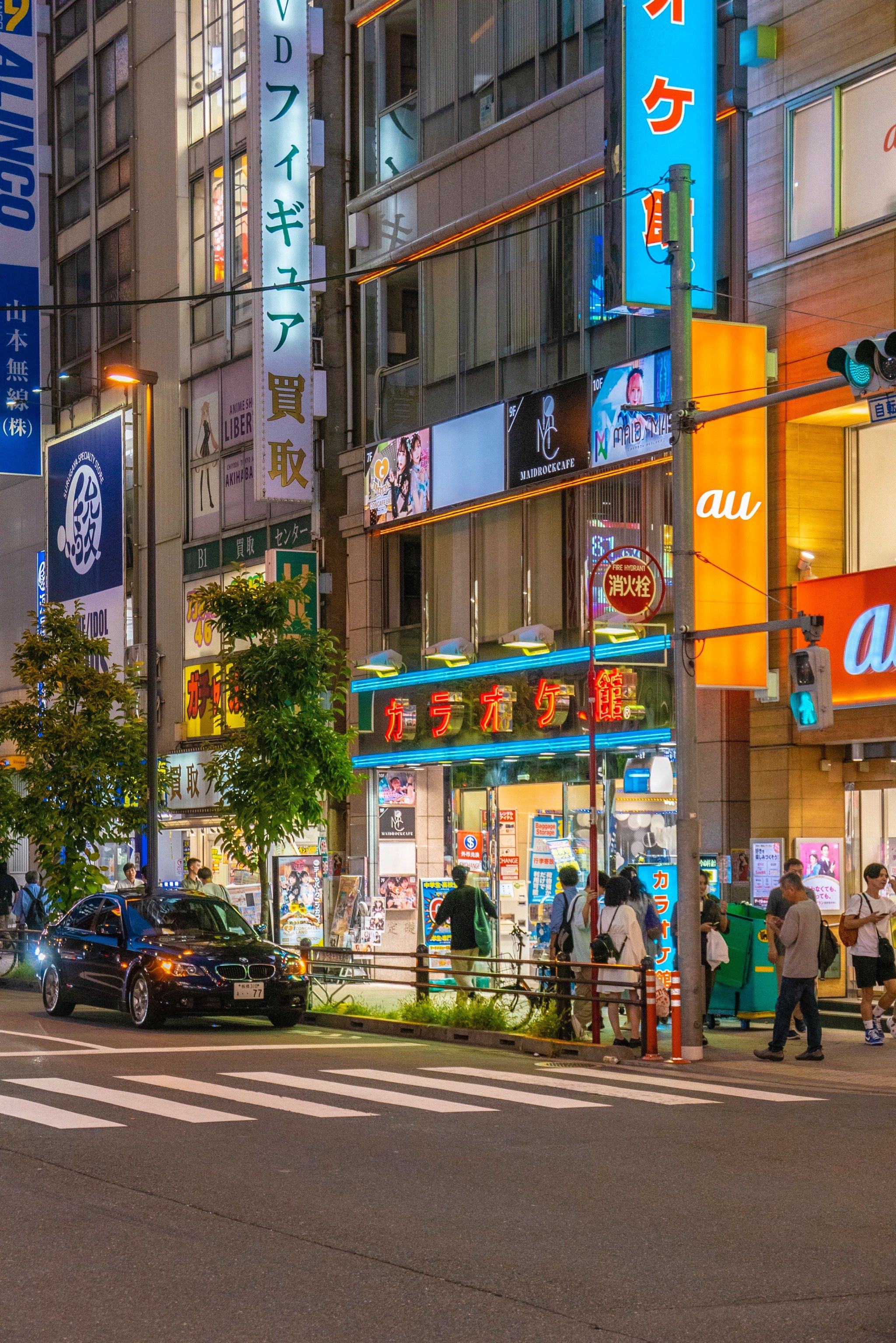 日本东京tokyo秋叶原citywalk夜间漫步