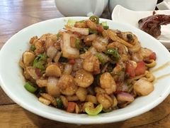 爆炒虾仁面-兰溪十八浇(天一店)
