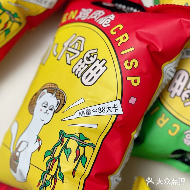 5杯牛奶。薄脆的口感是越嚼越香，不知不觉就吃光了一整袋