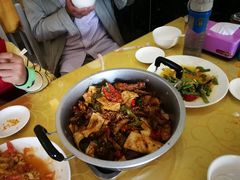 -炕锅羊肉土火锅面片大王