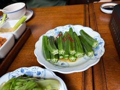 白灼黄秋葵-林四喜·闽南传家菜(鼓浪屿店)