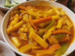 炒年糕-喇喇排骨火锅·传统韩式脊骨汤(望京西园总店)