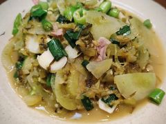 青西红柿咸菜肉片-临江宴餐厅·桐庐菜(富春江店)
