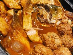 民间狮子头炖鱼头-打酱油·非遗淮扬菜(瘦西湖梅岭店)