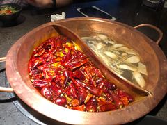 菌汤鸳鸯锅-锅说大脸毛肚重庆老火锅(佐阾店)