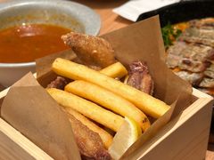 泰式单股鸡翼配薯条-Bco豆库(新光天地店)