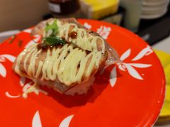 三文鱼寿司-京樽回転寿司(奥林匹克店)