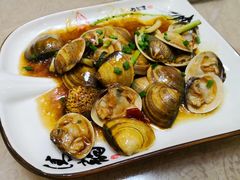 葱姜花蛤-吕四渔港码头海鲜餐厅