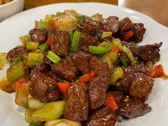 生炒黑椒牛肉粒-日昌餐馆(亦庄店)