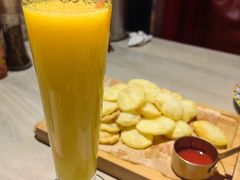 现榨橙汁-卢布里西餐厅(星海广场店)