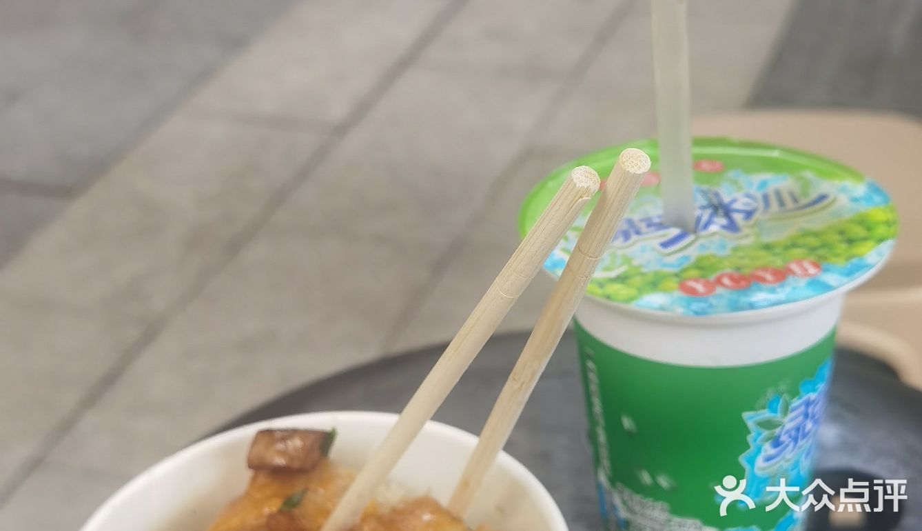 豆皮绿豆汤，绝配