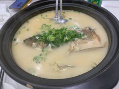 招牌秘制鱼头砂锅-老大同酒家·糟卤·本帮菜(中山公园店)