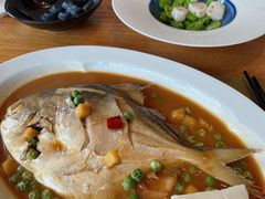 鲳鱼烧年糕-新荣记(新源南路店)