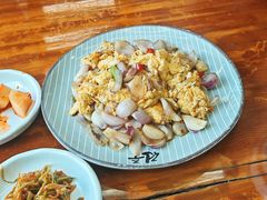 毛葱炒鸡蛋-全州拌饭馆(断桥店)