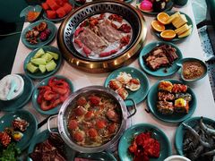 -九寸花汀海鲜烤肉自助(中东迪克店)