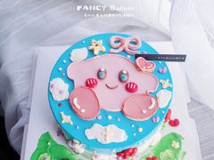 -卡比儿童蛋糕·心意定制·低脂零卡糖动物奶油FancyBALLOON(滨海店)