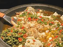 翡翠青椒味豆花烤鱼-烤匠麻辣烤鱼(万象城店)